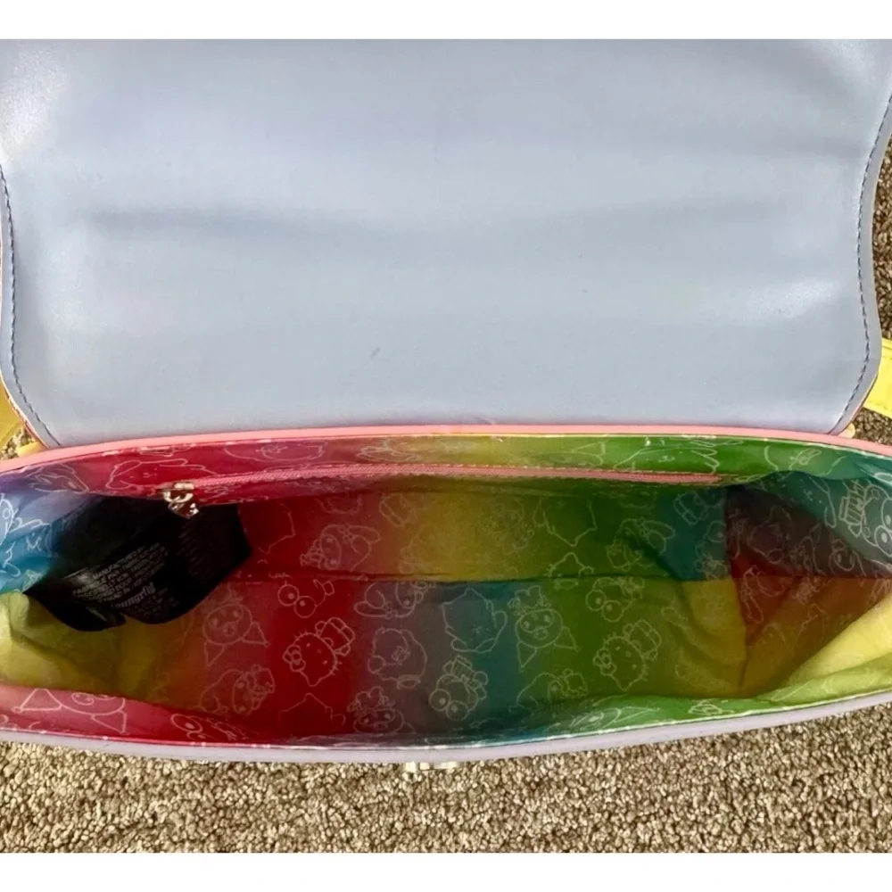 Loungefly Hello Kitty & Friends color block hand bag crossbody purse Sanrio - Picture 7 of 7